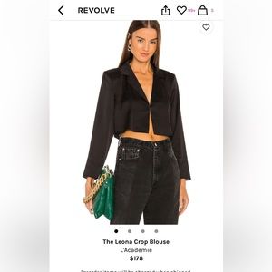 The Leona Cropped Blouse - S